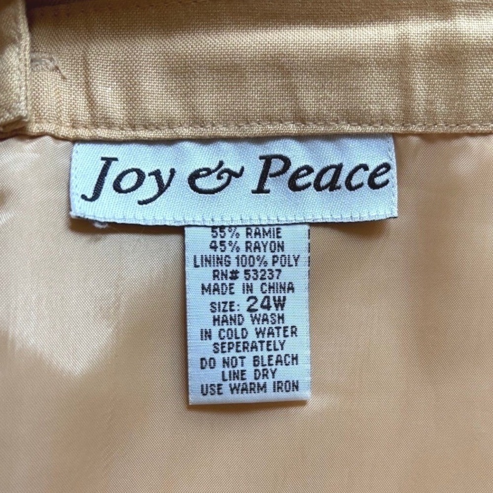 Joy & Peace Champagne Gold Fringe Maxi Skirt - Picture 3 of 3